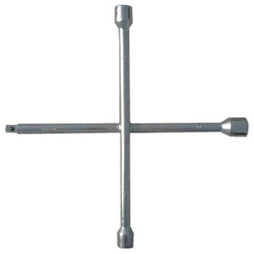 Ключ-крест баллонный, 17 х 19 х 21 mm, под квадрат 1/2", толщина 14 mm  ...Сибртех 14258