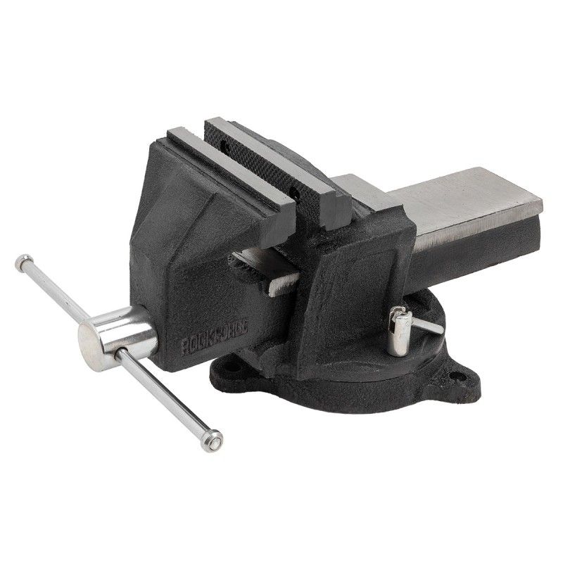 Тиски стальные усиленные поворотные с наковальней 6"-150мм RockFORCE ...Rock FORCE RF-6540906