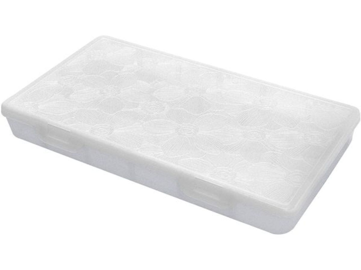 Органайзер для хранения мелочей с разделителями Fiori Orchid XL,35.5х21х4.2 см, бел перламутр BRANQ BQ4017БЛПЕР
