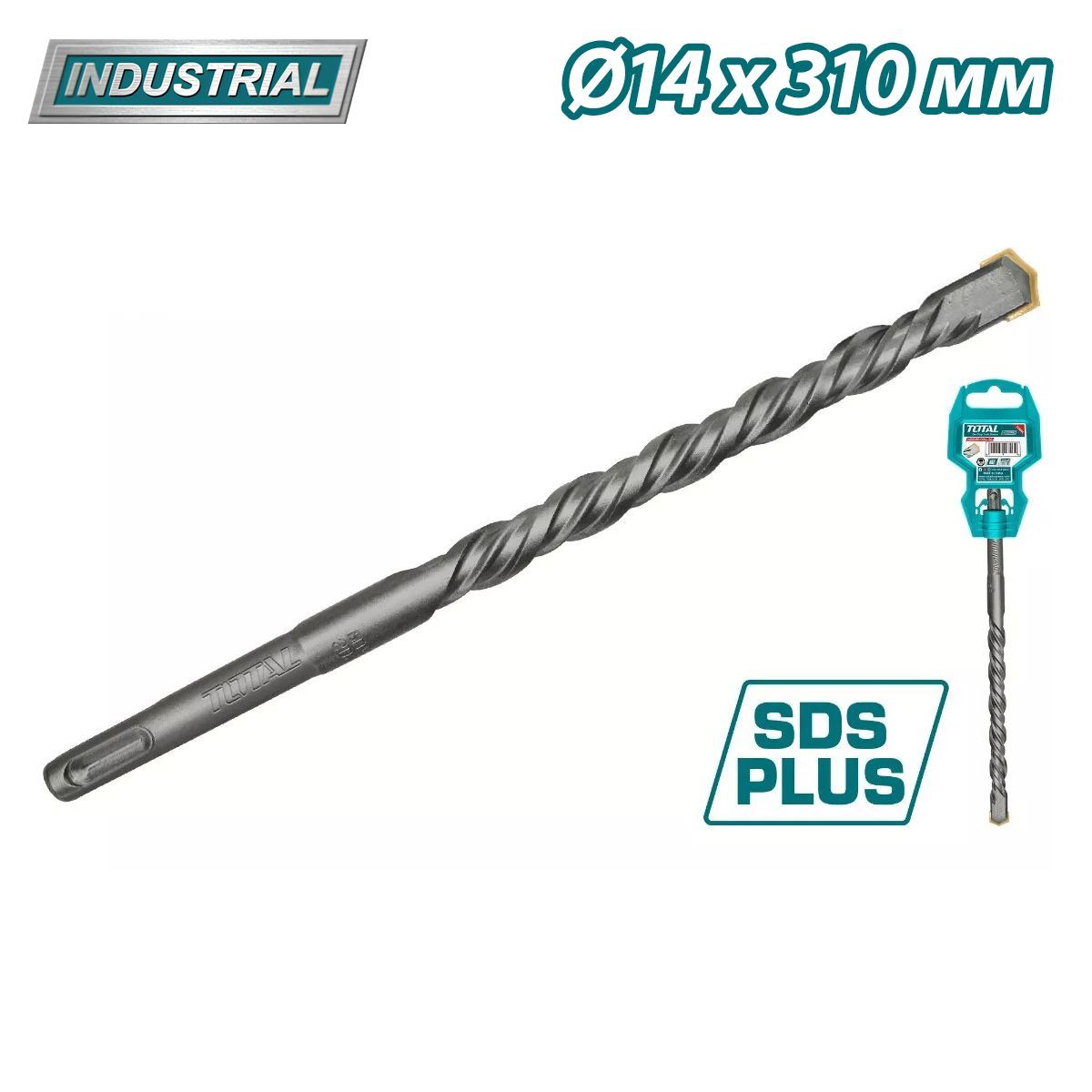 Бур SDS-plus 14х310мм  TOTAL TAC311404