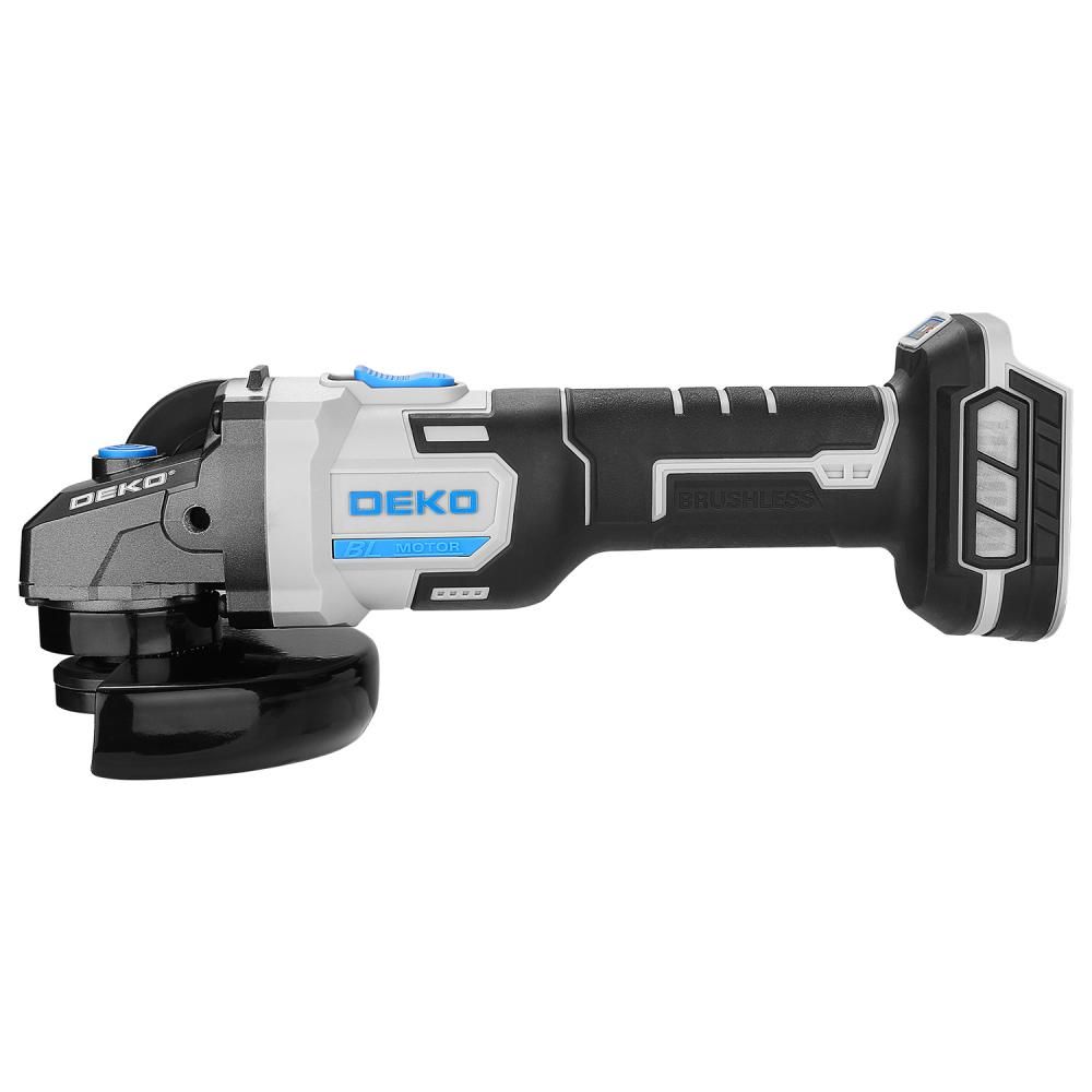 Углошлифмашина , 20В, БЕЗ АКБ, 125 мм, 9000 об.мин, DEKO DKAG2