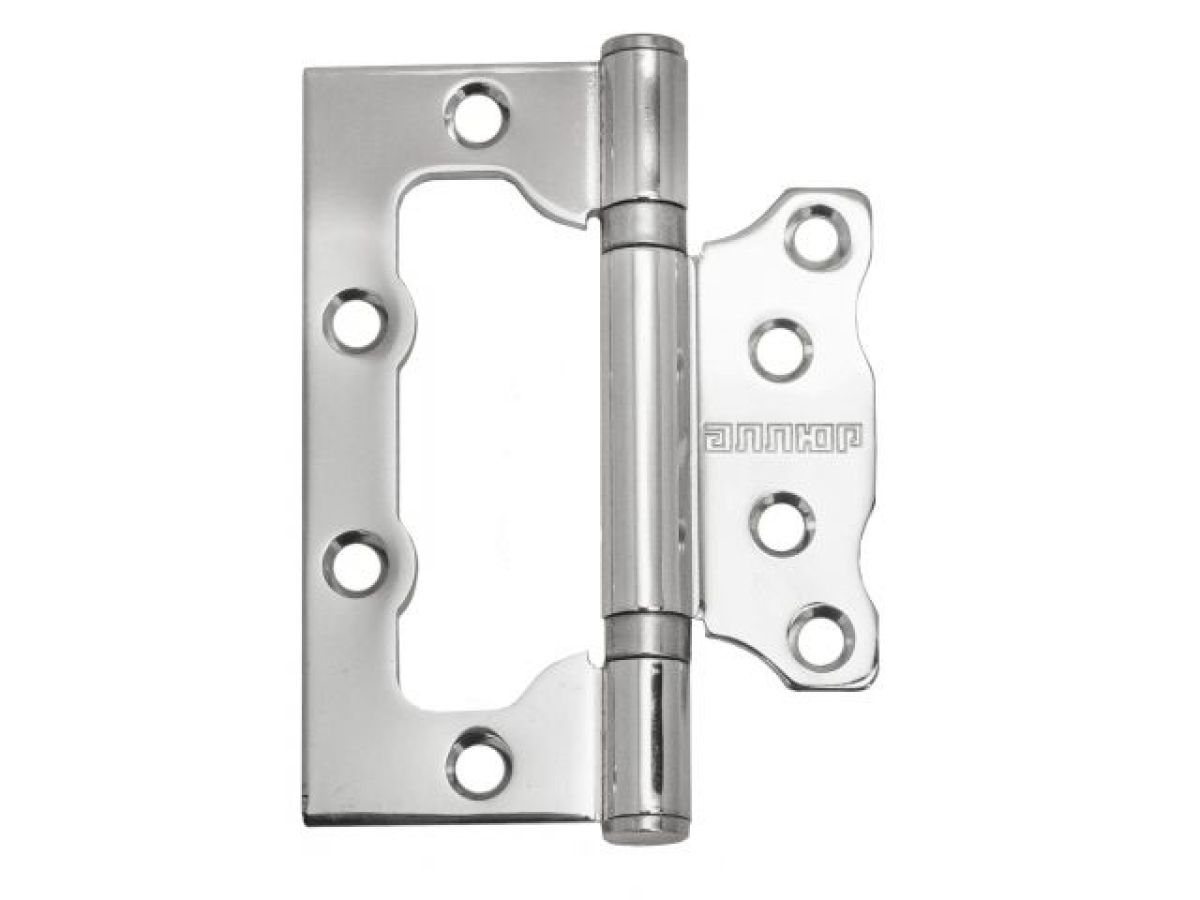 Петля накладная 100х75 2BB CP 2.5mm хром (2 шт) АЛЛЮР УЗК 7500