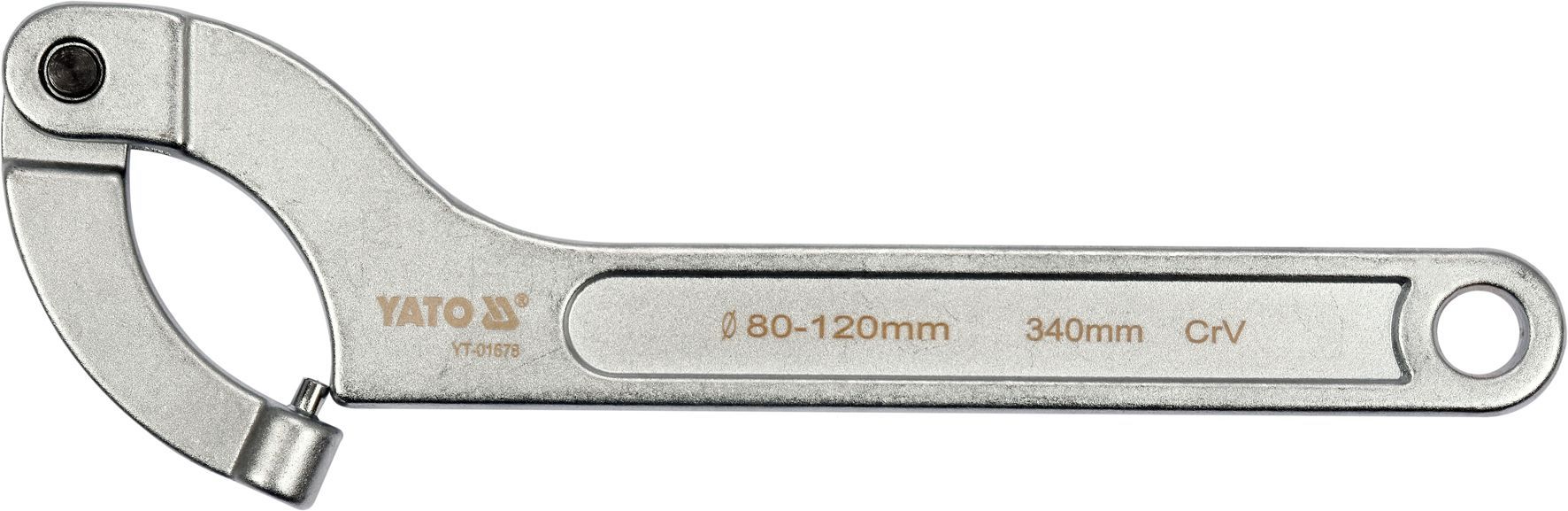 Ключ разводной сегментный шарнирный  80-120mm  YATO YT-01678