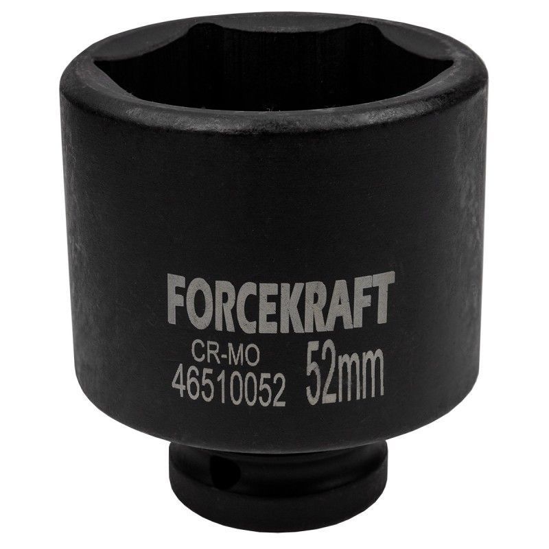 Головка ударная глубокая 3/4", 52мм (6гр.)  FORCEKRAFT FK-46510052