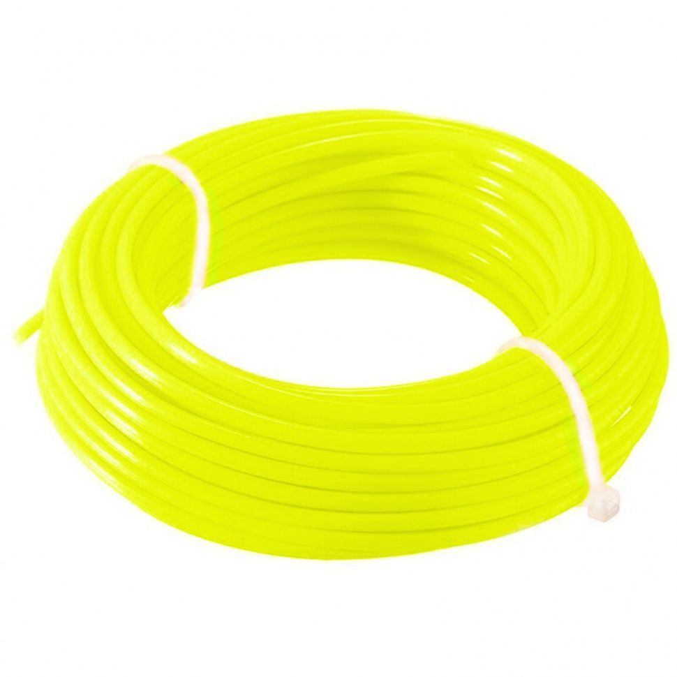 Леска для триммера квадрат 2 mm х 57 м, блистер FLEX CORD DENZEL 96122
