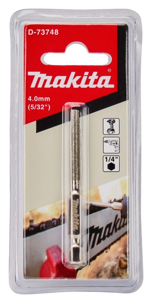 Напильник-бита 4,0 мм для заточки пильной цепи MAKITA D-73748
