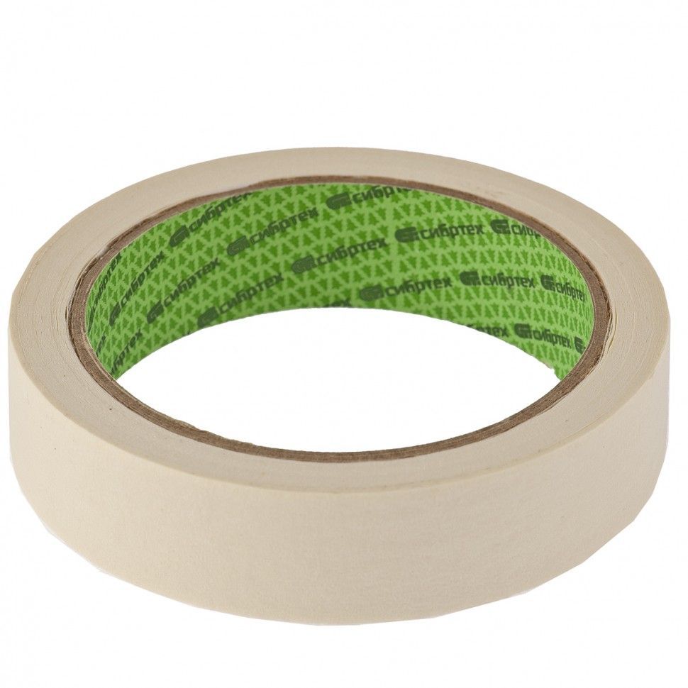 Лента малярная, 23 мм х 25 м, на бумажной основе Сибртех 88838