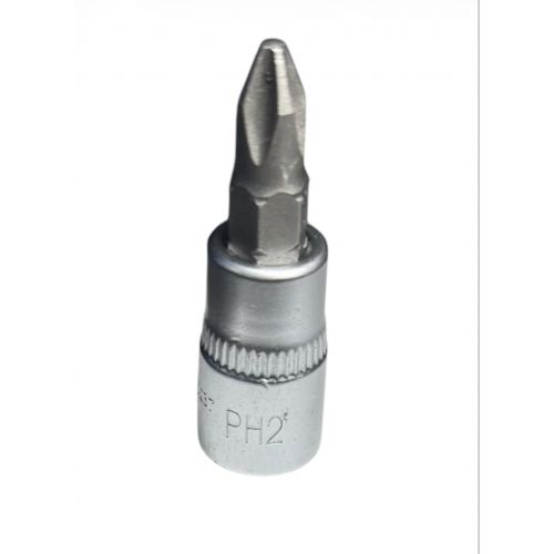 Головка 1/4" с насадкой крестовой PH2, длина 37 мм H-D HD-14PH0237