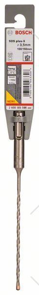 SDS-plus-5 бур, 3.5х100х160 мм (1 шт), BOSCH 2.608.585.596