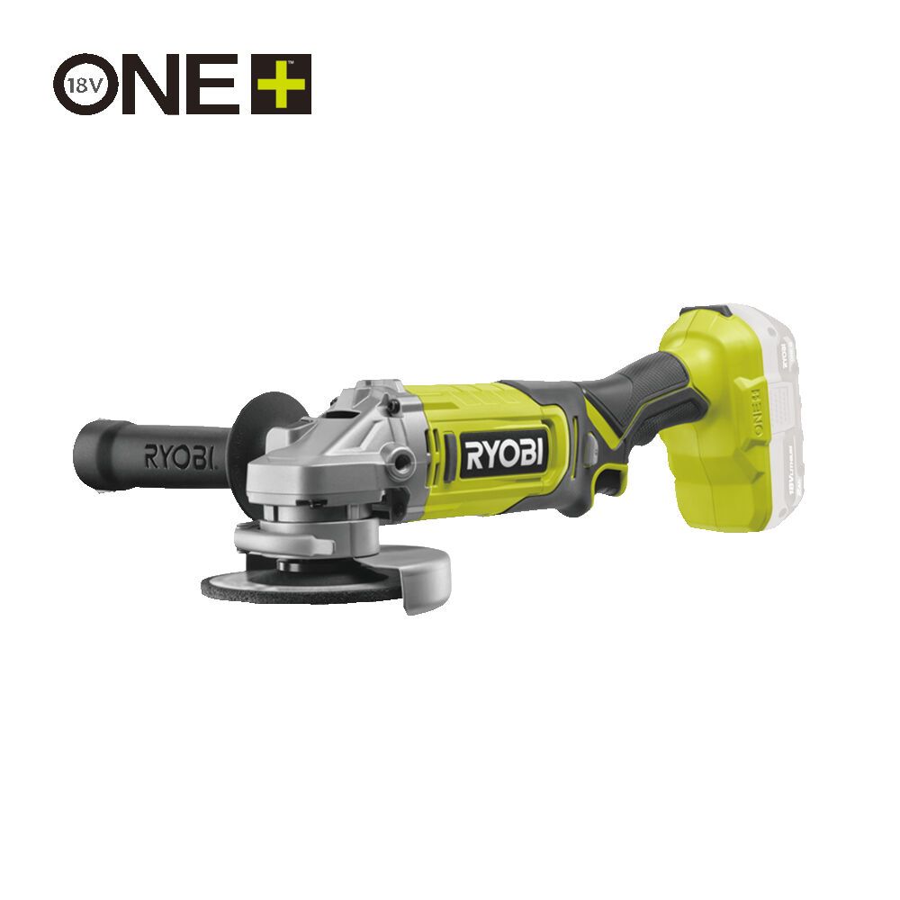 ONE+ /Углошлифмашина 18В, БЕЗ АКБ, 125мм, 9000об/мин, RYOBI RAG18125-0