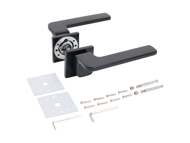 Ручка дверная АЛЛЮР АРТ "МАРК" BL (89150) матовый черный УЗК 14653 Ручка дверная АЛЛЮР АРТ "МАРК" BL (89150) матовый черный УЗК 14653