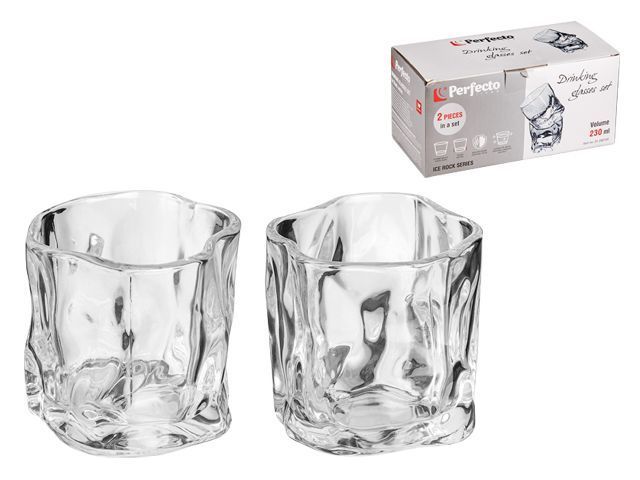 Набор стаканов, 2 шт., 230 мл, серия Ice Rock PERFECTO LINEA 31-290100