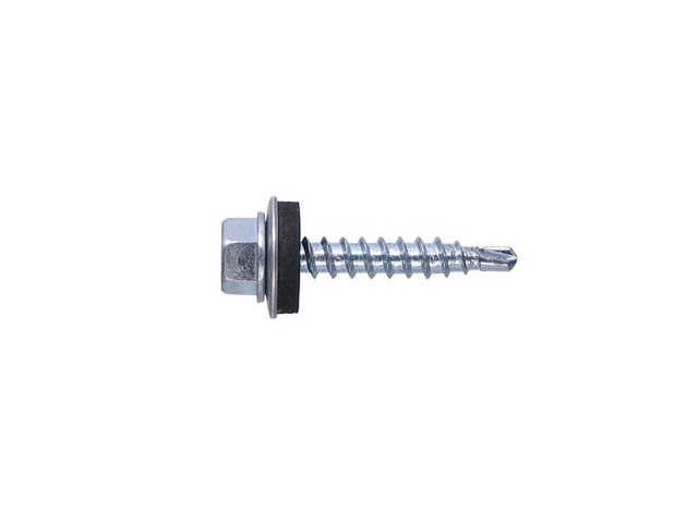 Саморез кровельный 4.8х19 mm цинк, шайба с прокладкой, PT3 (7000 шт) STARFIX SM-74097-7000
