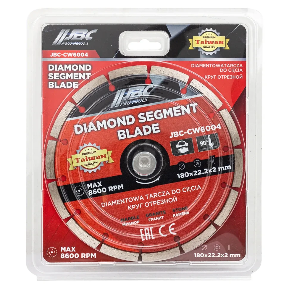 Круг отрезной 180*22,2*2мм  JBC JBC-CW6004