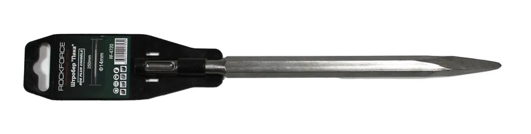Штробер "пика" 14х250mm SDS+, на пластиковом держателе  Rock FORCE RF-4720