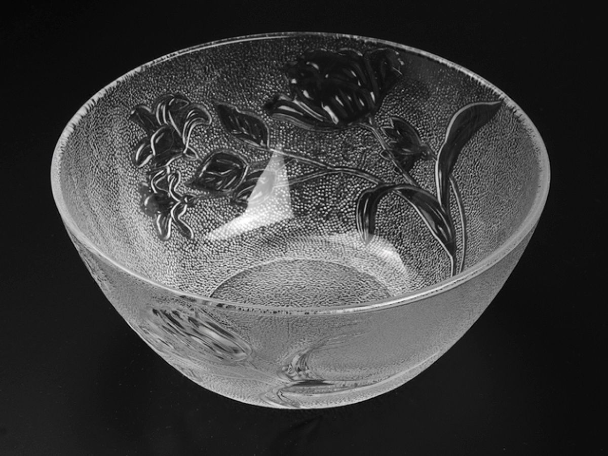 Салатник стеклянный, круглый, 175 mm, FLORA PERFECTO LINEA 22-175725