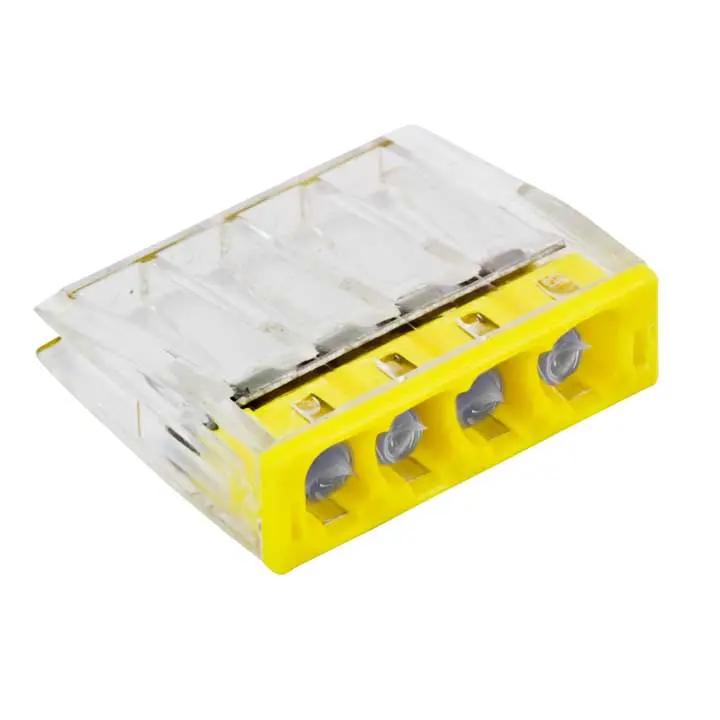 Клемма СМК 2273-244 (с пастой) 4 отверстия 0,5-2,5 мм2EKF plc-smk-2273-244