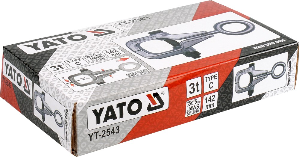 Зажим для кузовных работ 142mm YATO YT-2543