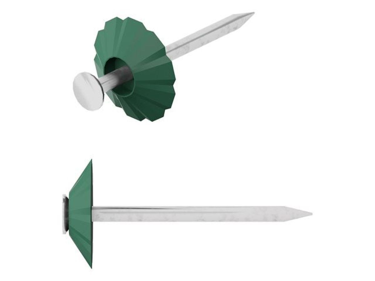 Гвозди декоративные 1.8х32 mm зеленая шляпка (100 шт) STARFIX SMZ1-61557-100