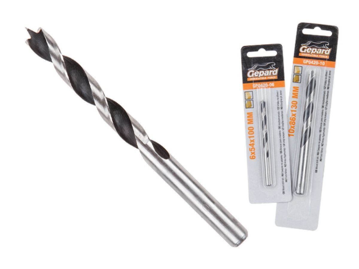 Сверло по дереву  6х54х100 ц/х  GEPARD GP0420-06