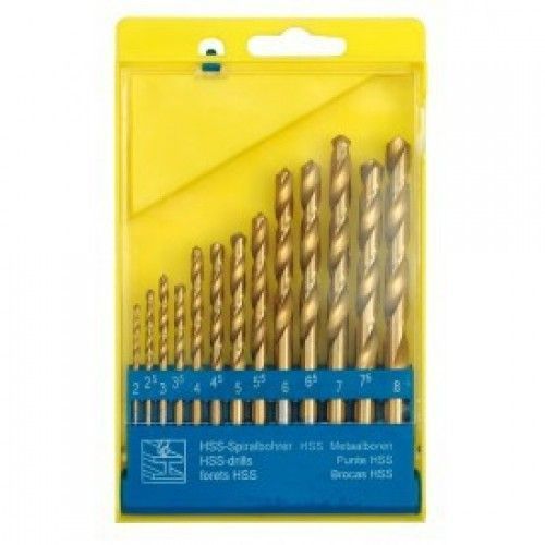 Сверло по металлу 1.5-6.5mm HSS (набор 13пр.)  STHOR 22300