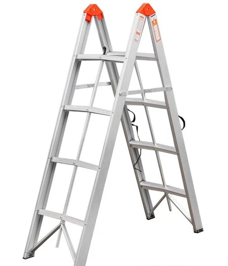 Стремянка складная алюминиевая бытовая (4 ступени) Forsage F-TL603-4