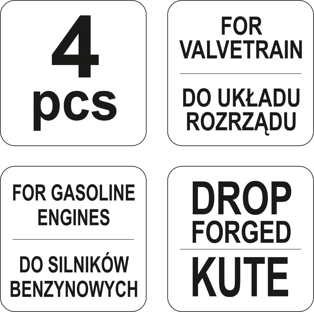 Ключ для блокировки распределительных механизмов (набор для VW, SKODA, SEAT) YATO YT-06012