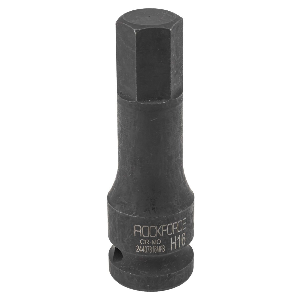 Головка-бита 6-гранная ударная 16мм,1/2"  Rock FORCE RF-24407816MPB