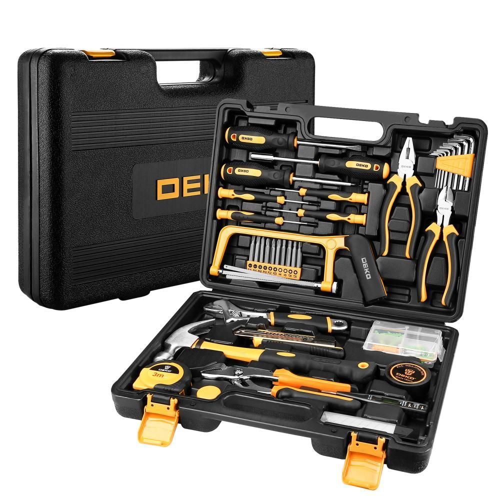 Профессиональный набор инструмента для дома в чемодане  DKMT102 SET 102...Deko 065-0739