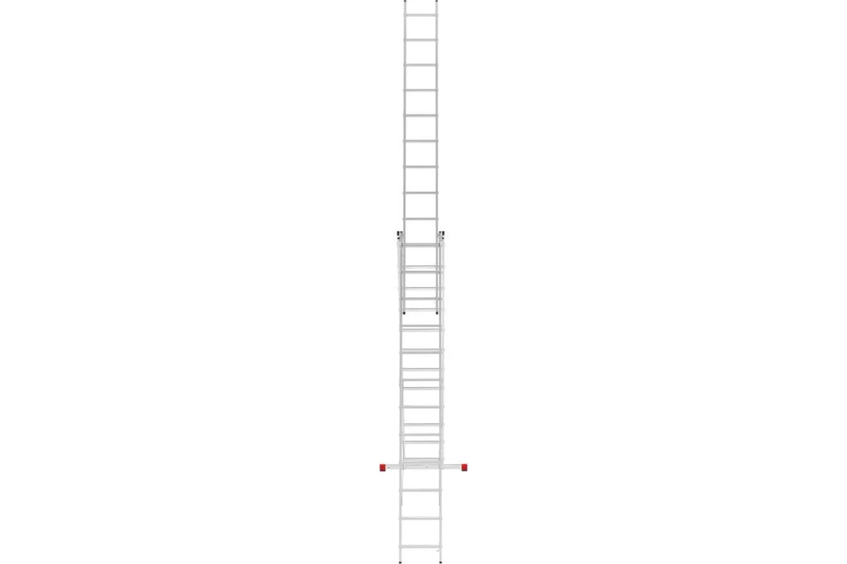 Лестница алюминиевая 3-секционная, 299/787/316см, 3х12 ступеней, вес 18кг, STARTUL ST9942-12