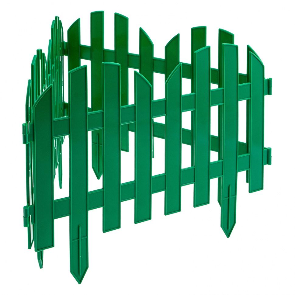 Забор декоративный "Романтика", 28х300 см, зеленый PALISAD ...PALISAD HOME 65022