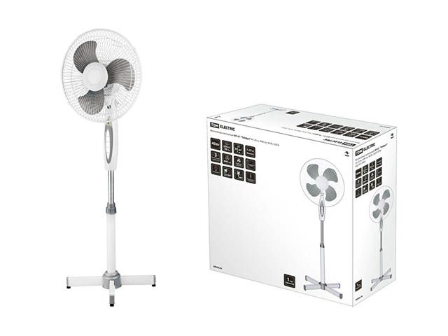 Вентилятор электрический напольный ВП-01 "Тайфун", серый,  (в коробке 2 шт. Цена указана з...TDM SQ2701-0001
