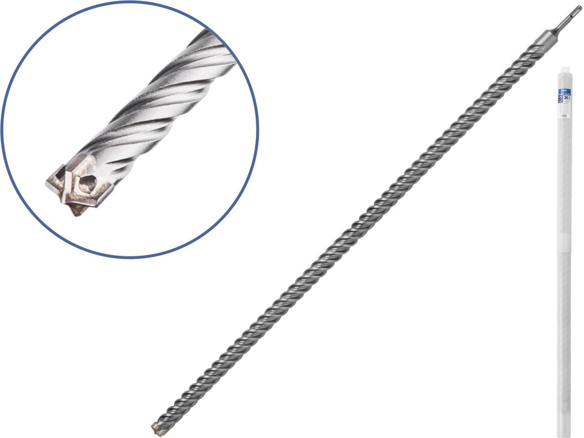 32х950х1000 мм бур (сверло) SDS-plus EXPERT (бур по бетону, крестовая пластина) STARTUL SE8332-1000