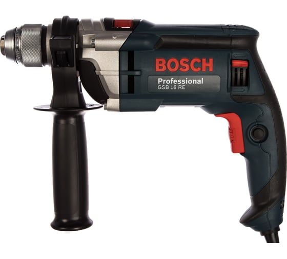 Дрель ударная GSB 16 RE , БЗП , 750Вт , 2800 об .мин, BOSCH 0.601.14E.500