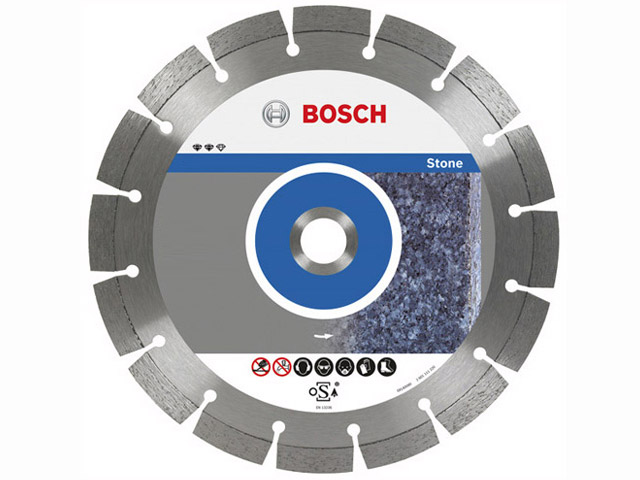 Алмазный круг 125х22 mm по камню сегментированный STANDARD FOR STONE BOSCH 2608602598