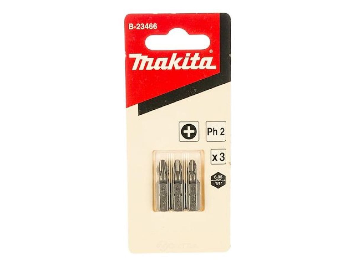 Насадка PH2, 25 mm, C-form  3 шт. MAKITA B-23466