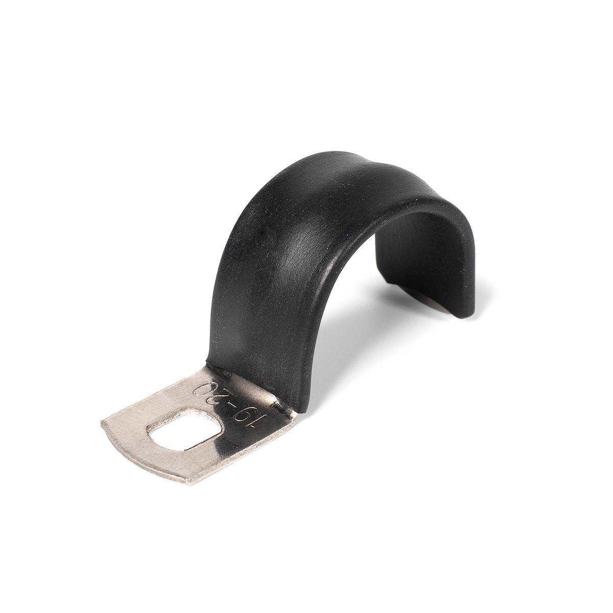 Скобы однолапковые из нержавеющей стали с полимерным покрытием СМО-П (INOX) 48-50   ...Fortisflex 83795