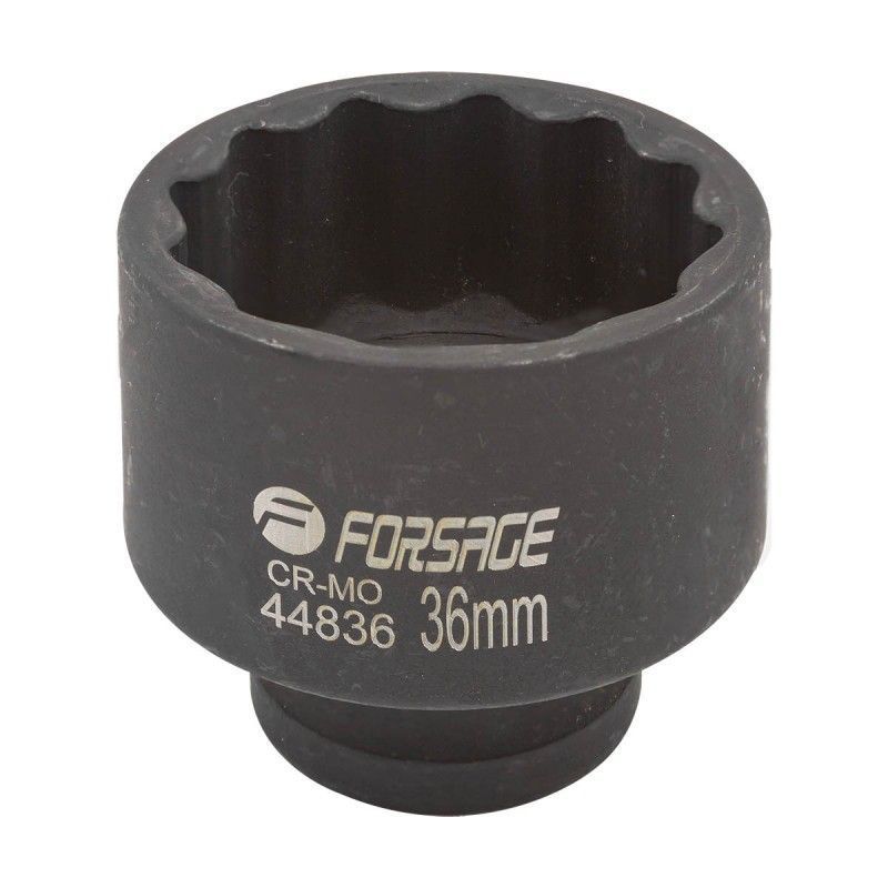 Головка ударная 36мм 12гр.,1/2" Forsage F-44836