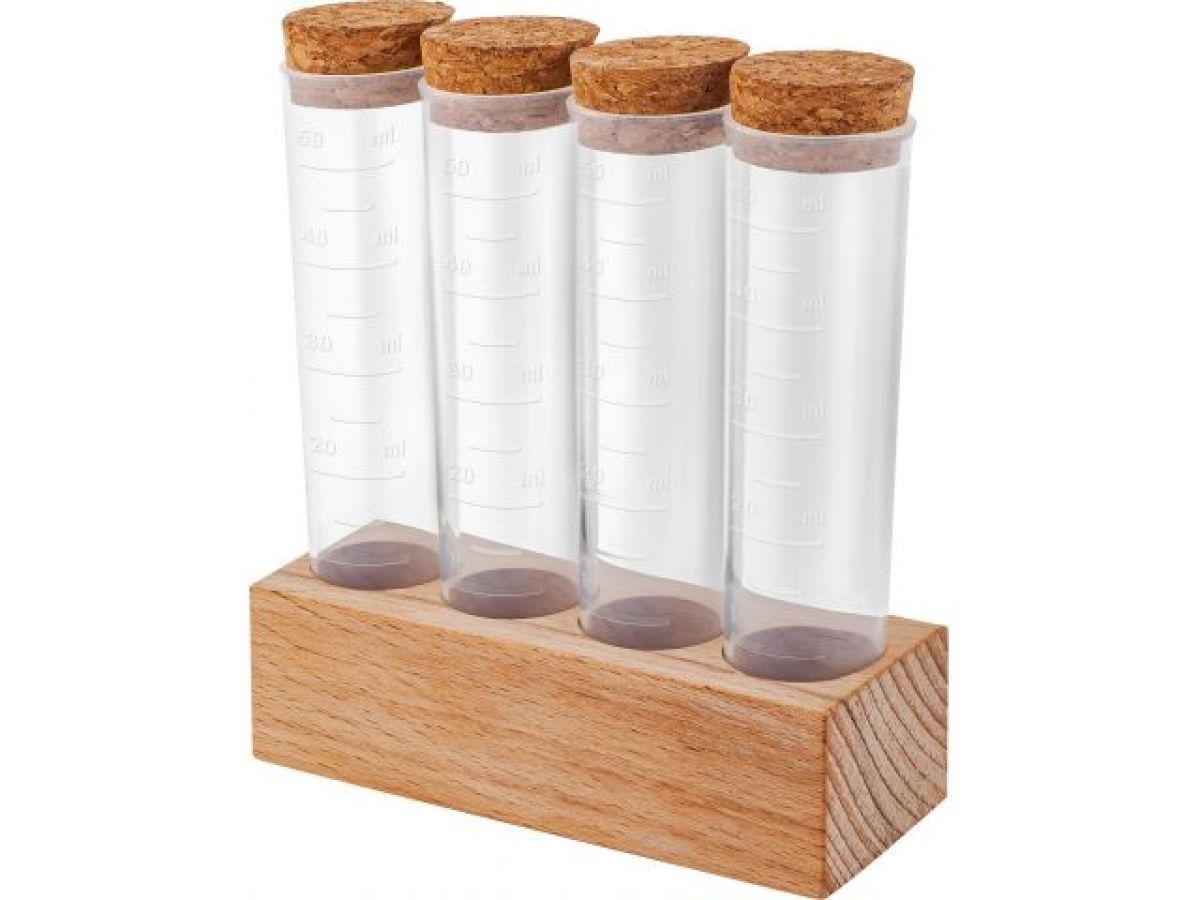 Набор для специй 4 шт, Rosemary, на деревянной подставке, натуральный SUGAR&SPICE SE105012996