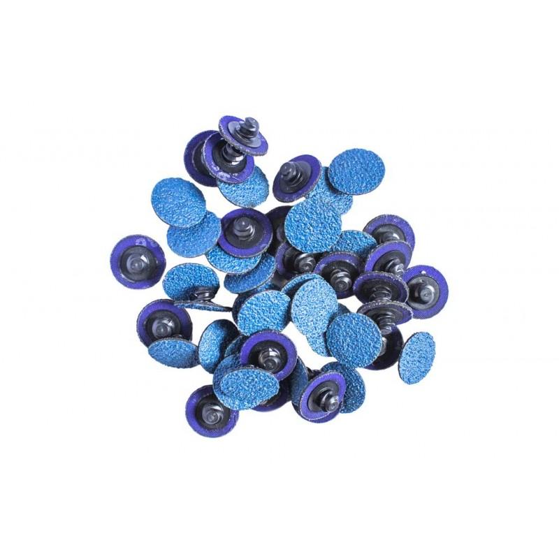 Круг абразивный шлифовальный 75mm (№120,синий)(к-т 50шт) Forsage F-BD3120Z