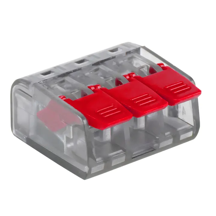 Клемма СМК 221-413 3 отверстия 0,2-4,0 мм2 (100шт.) EKF plc-smk-221-413