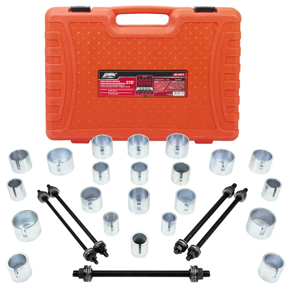 Набор инструментов для замены сайлентблоков, втулок и подшипников 27пр. JBC JBC-933T2