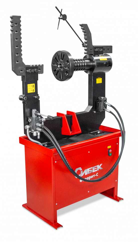 Фаворит - С Стенд для правки дисков (электрический стенд 220В с гидроприводом для правки легкосплавных дисков с усиленной повор Сибек ДП4С.000 СБ 220