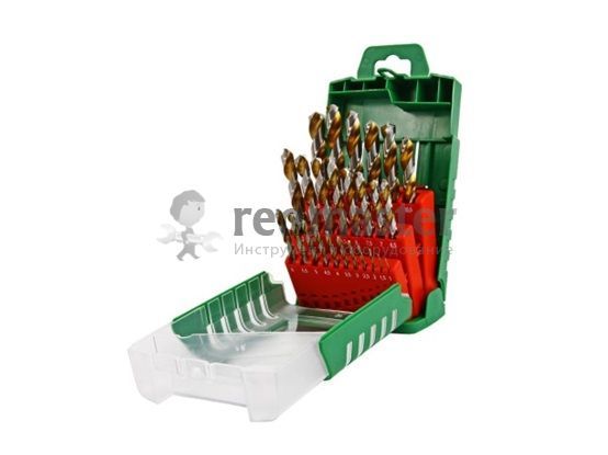 Набор сверл  Flex 202-908 DR set No8 1.0-13mm металл, 25шт.  Hammer 37077