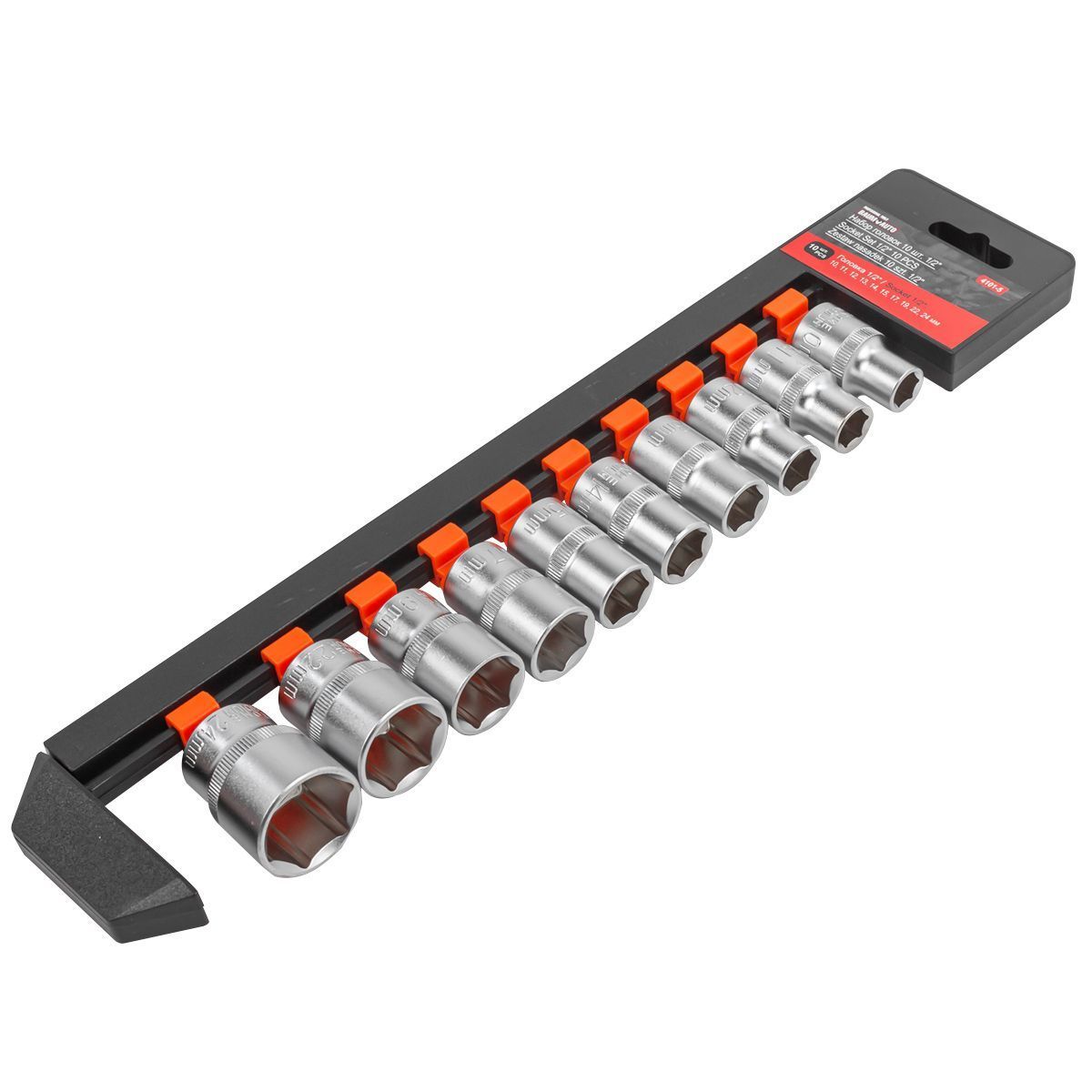 Головки, набор 10пр., 1/2" (10-15, 17, 19, 22, 24мм) BaumAuto BM-4101-5