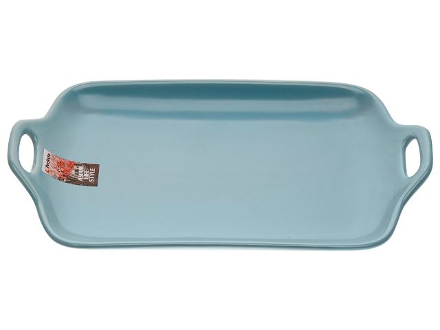 Блюдо керамическое, 29х17х4.5 см, серия ASIAN, голубое  PERFECTO LINEA 17-102902