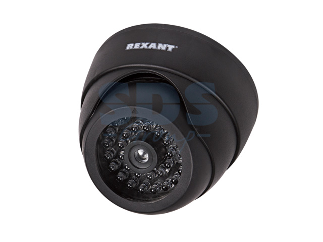 Муляж камеры внутренней, купольная с вращающимся объективом (черная)  ...REXANT 45-0230