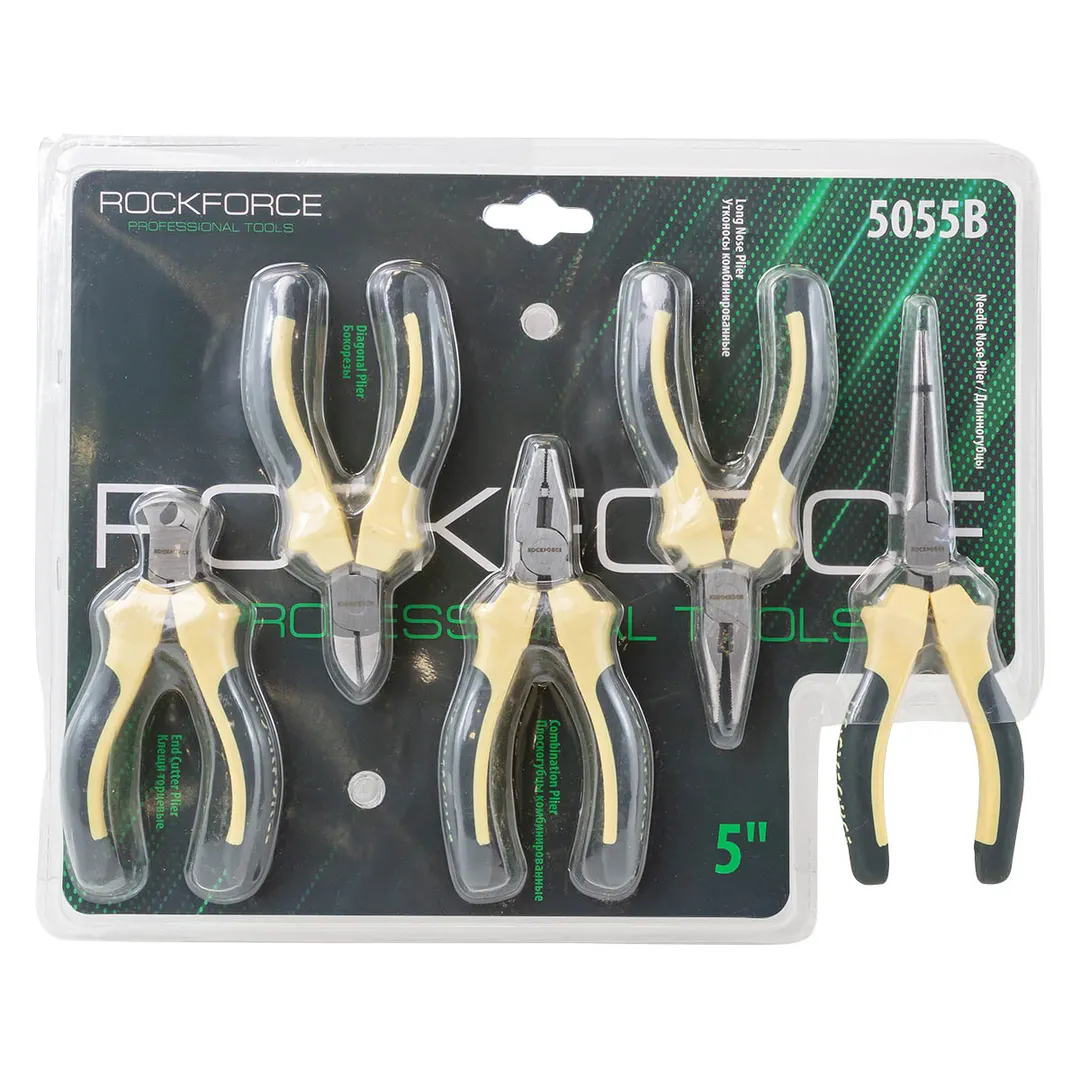 Набор шарнирно-губцевого инструмента  Rock FORCE RF-5055B