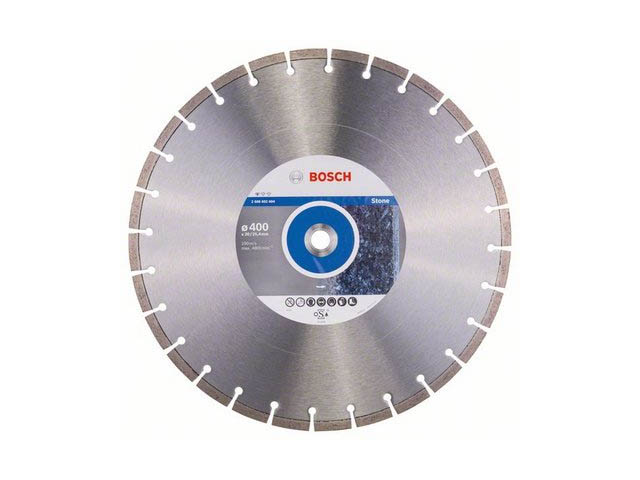 Алмазный круг 400х20/25.4 mm по камню сегментированный STANDARD FOR STONE BOSCH 2608602604