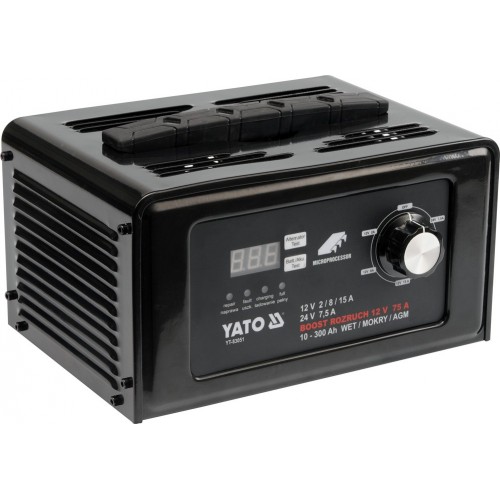 Зарядно-пусковое устройство (15A; 10-300Ah)  YATO YT-83051